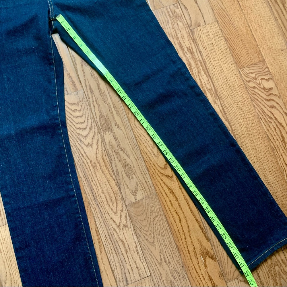 NWT Talbots Jeans Women’s Straight Leg 2 / 26 Blue Denim Mid Rise Dark Wash NEW - Picture 9 of 15